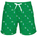 Men's Golf Green Swim Shorts - 5.75" inseam